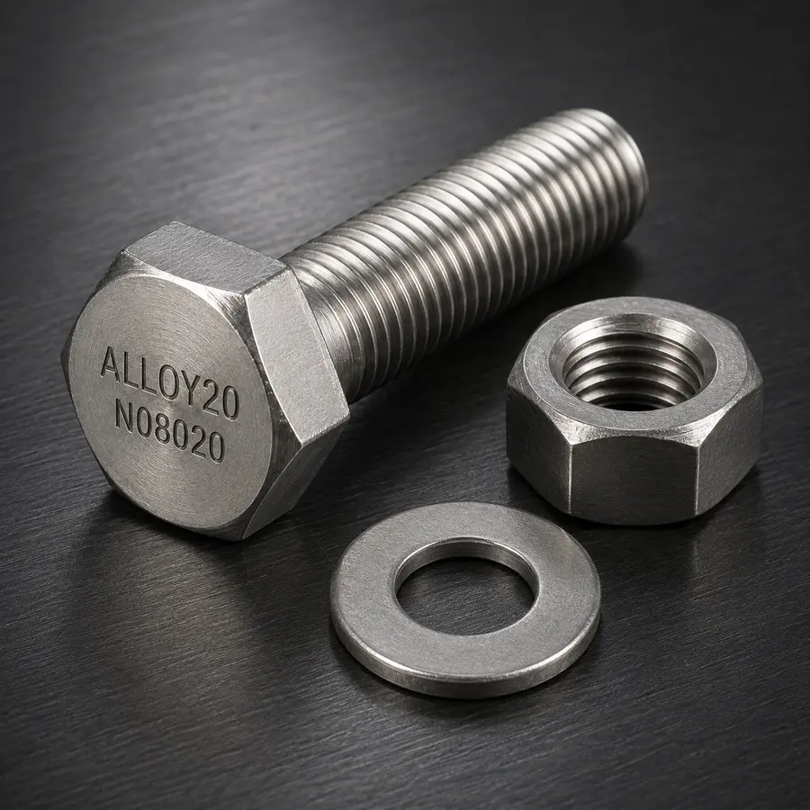 Alloy 20 六角螺栓