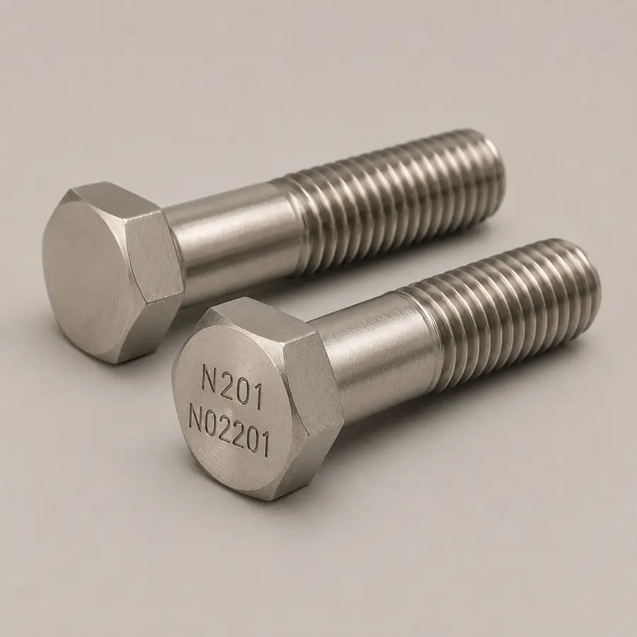 Nickel 201 六角螺栓